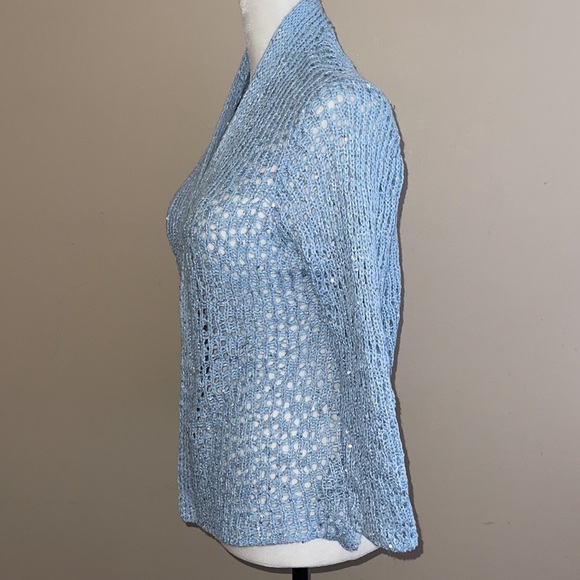 3/30 Grace Element sparkle blue Cardigan M - Picture 6 of 8